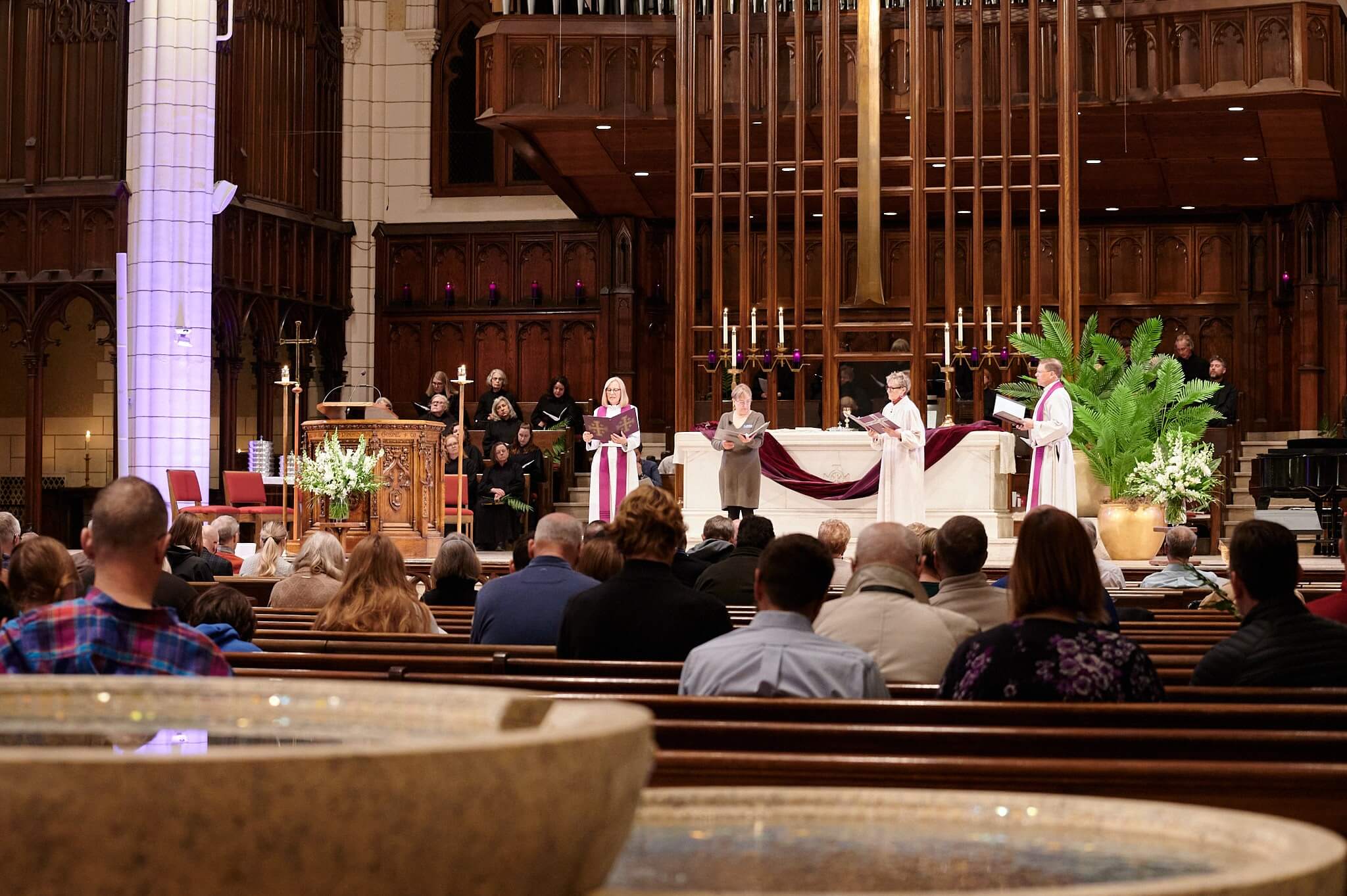 church during sermon