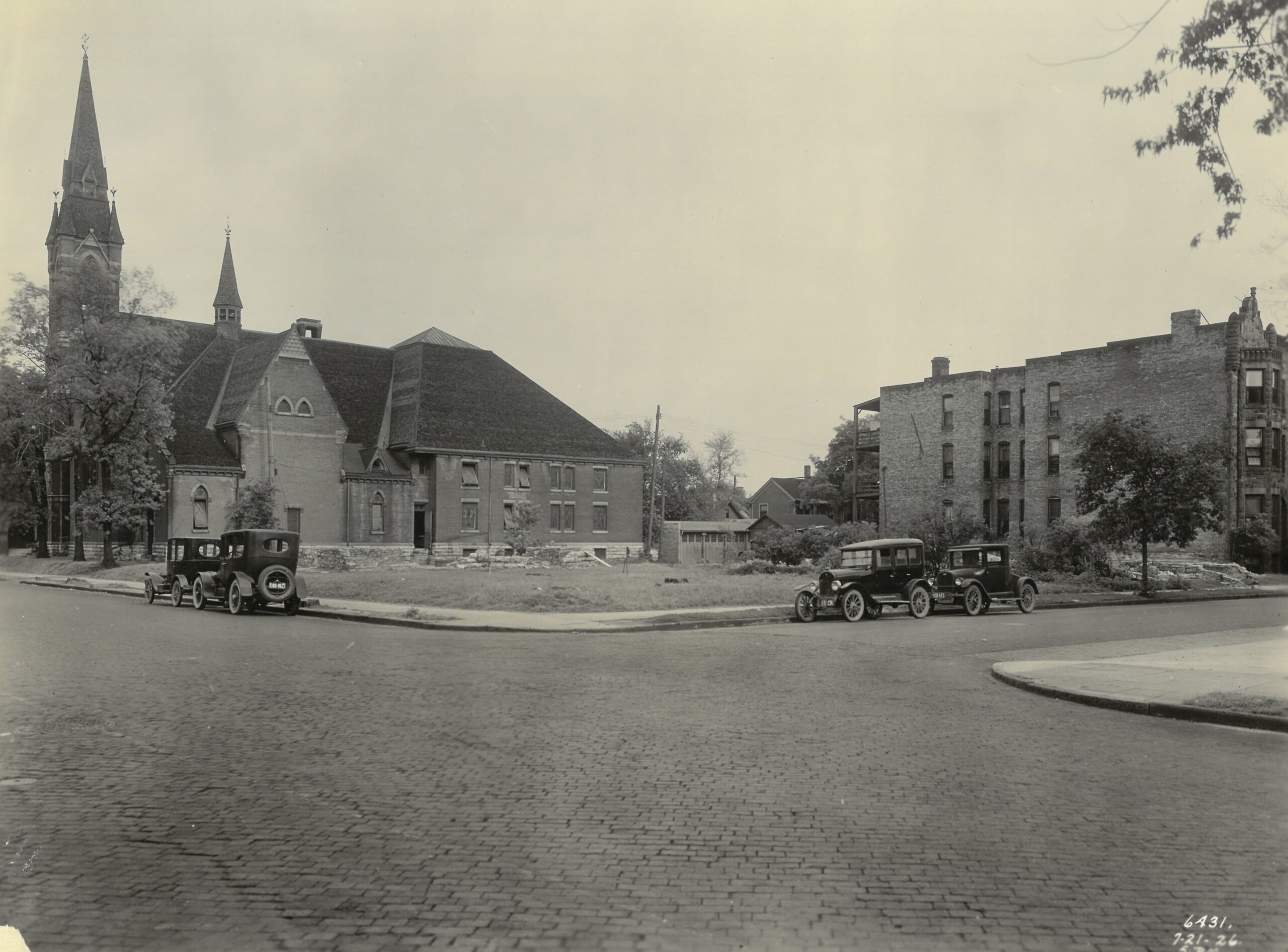 1926, Sanctuary lot is prepared for construction
