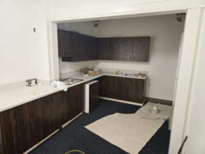 The sacristy before construction.